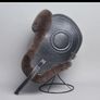 Natural Rex Rabbit Fur, Sheepskin Leather Winter Hat Image 3