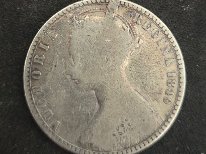1849 British Godless Florin