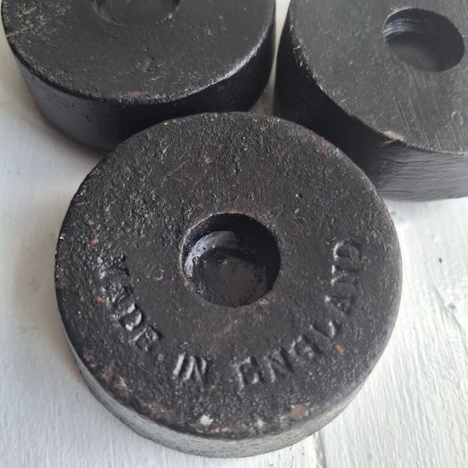 Vintage & Antique Cast Iron Scale Weights