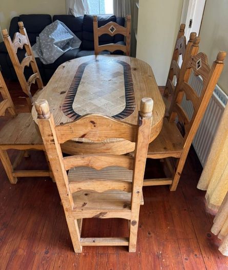 Dining room table and chairs