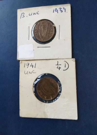 Two Eire   Mint  Farthings