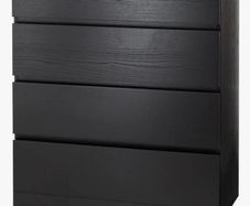 Wood Black Drawer