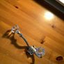 Hook with nice metalwork and acrylic crystals Image 2