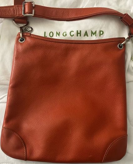 LONGCHAMP Orange Leather Bag for sale.  Collection only from Naas Co Kildare