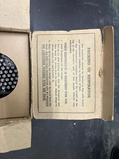 WWII British Civilian Respirator with Original Box