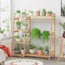 Kids Clothing Rack with Shelves, Bamboo Clothes Garment Rack for Kids Child Baby, Kids Dress Up Storage Rack with Top Shelf, Toddlers Wardrobe Closet for Nursery Image 6