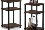 MULTIPLE COLOURS AVAILABLE | 3-Tier Turn-N-Tube End Table, Side Table, Nightstand, 2-Pack