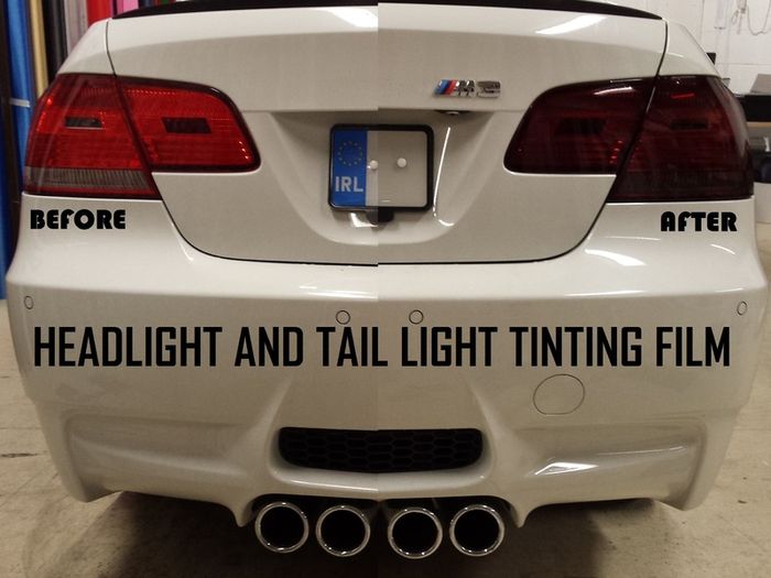 Head Light + Tailight Tint in 12 Colours - 30 x 100cm