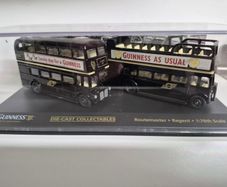 Guinness Die Cast Buses