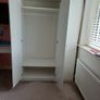 3 door wardrobe with hanging space and shelves. Ikea Kleppstad Image 3