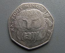 Mrs Tiggy Winkle 50p