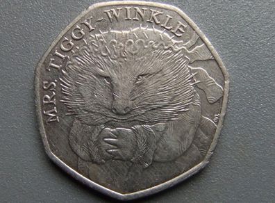 Mrs Tiggy Winkle 50p