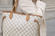 Louis Vuitton Neverfull Azure MM Authentic