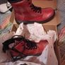 Dr Martens 1460 glitter geranium red, uk2 Image 2