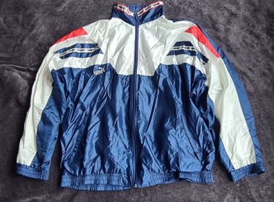 Vintage unisex Puma tracksuit top. L-XL. Puma windbreaker