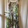 Lime Green and White Dress (Size 10-12) Image 3