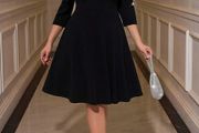 Stunning Black Dress with Sparkly Gems size 20 + matching earrings available