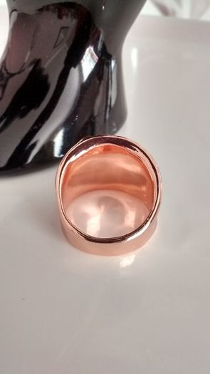 Rose Gold Plated Enamel Ring