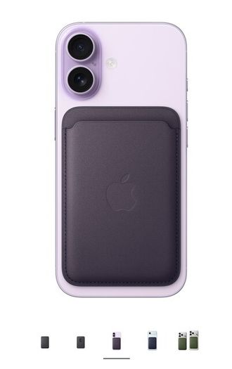 iPhone Leather Wallet with MagSafe Black