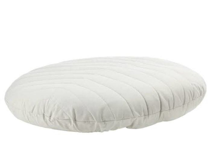 Large IKEA Dihult Pouffe Floor Cushion (Natural)