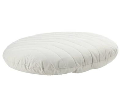 Large IKEA Dihult Pouffe Floor Cushion (Natural)