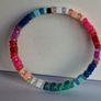 Vibrant Multi Coloured GeoBeads Bracelet Image 2