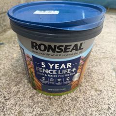 5L Ronseal shed and fence paint - midnight blue