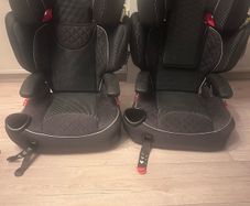 2 ISOFix high back booster seats for sale
