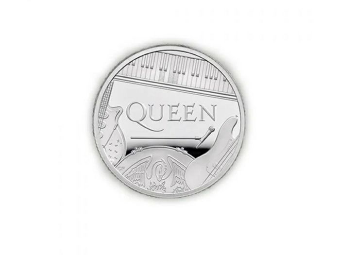 limited edition sliver coin Rock band Queen