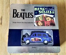 The Beatles Single Sleeve T-Shirt New(size L)+Taxi+7''Art wall Plaque.Limited Edition.Die Cast Collectible Series(NOS)
