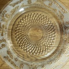 vintage plate made of glass