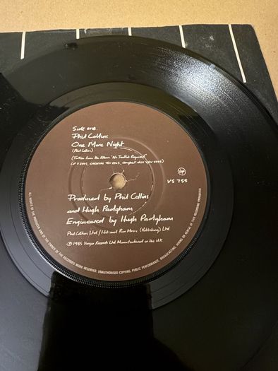 Phil Collins One More Night Original 1985 UK 7inch Vinyl