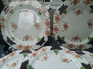Antique Losol Ware Side/Cake Plates