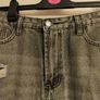 Distressed Gray Jeans Size L Image 3