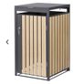 Single Wheelie Bin Storage Box with Gas Struts  Fits 60L, 120L & 240L Bins Image 2