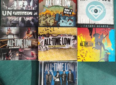 Lot of All Time Low CD's - US Alternative Rock Pop Punk VG+