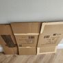 7 moving boxes and pre-cut bubblewrap Image 3