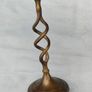Pair of Vintage brass barley twist candle sticks Image 6