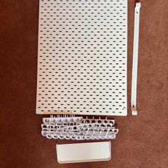 IKEA Skadis Pegboard Organizer with Warhammer Paint Racks