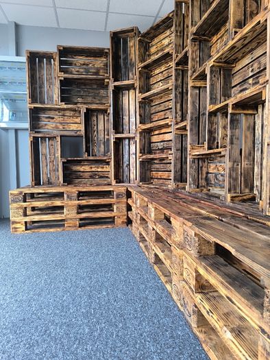 Rustic Torched Wooden Crates only 27 left 15 euro each