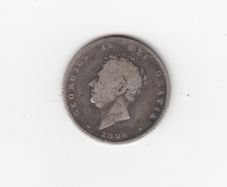 1826, 1/-, 92.5% Silver coin (no 355)