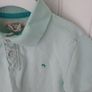 H&M sea green polo top Image 2
