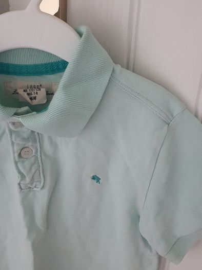 H&M sea green polo top