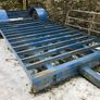Renault tractor 90 34 steel tipping trailer low lo Image 8