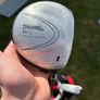 nike gold bag with trolly and clubs Image 4