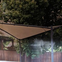 Gazebo 2.5 x 2.5m solid metal structure