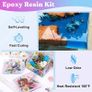Epoxy Resin, 64oz Crystal Clear Epoxy Resin and Hardener, Bubble Free Table Top & Bar Top Casting Resin, Clear Epoxy Resin for Tumblers, Art Crafts, Jewelry Making (FREE POSTAGE) Image 4