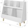 Bookcase for kids storage shelves Bookshelf Kids Book Shelf Storage Shelf Kids Toys Magazine Rack 5 Open Compartments Image 2