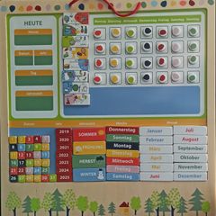 GERMAN magnetic chore chart