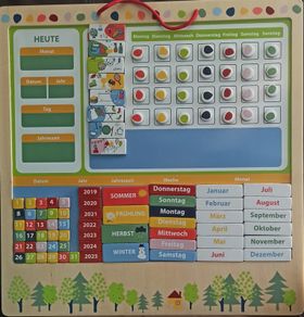 GERMAN magnetic chore chart